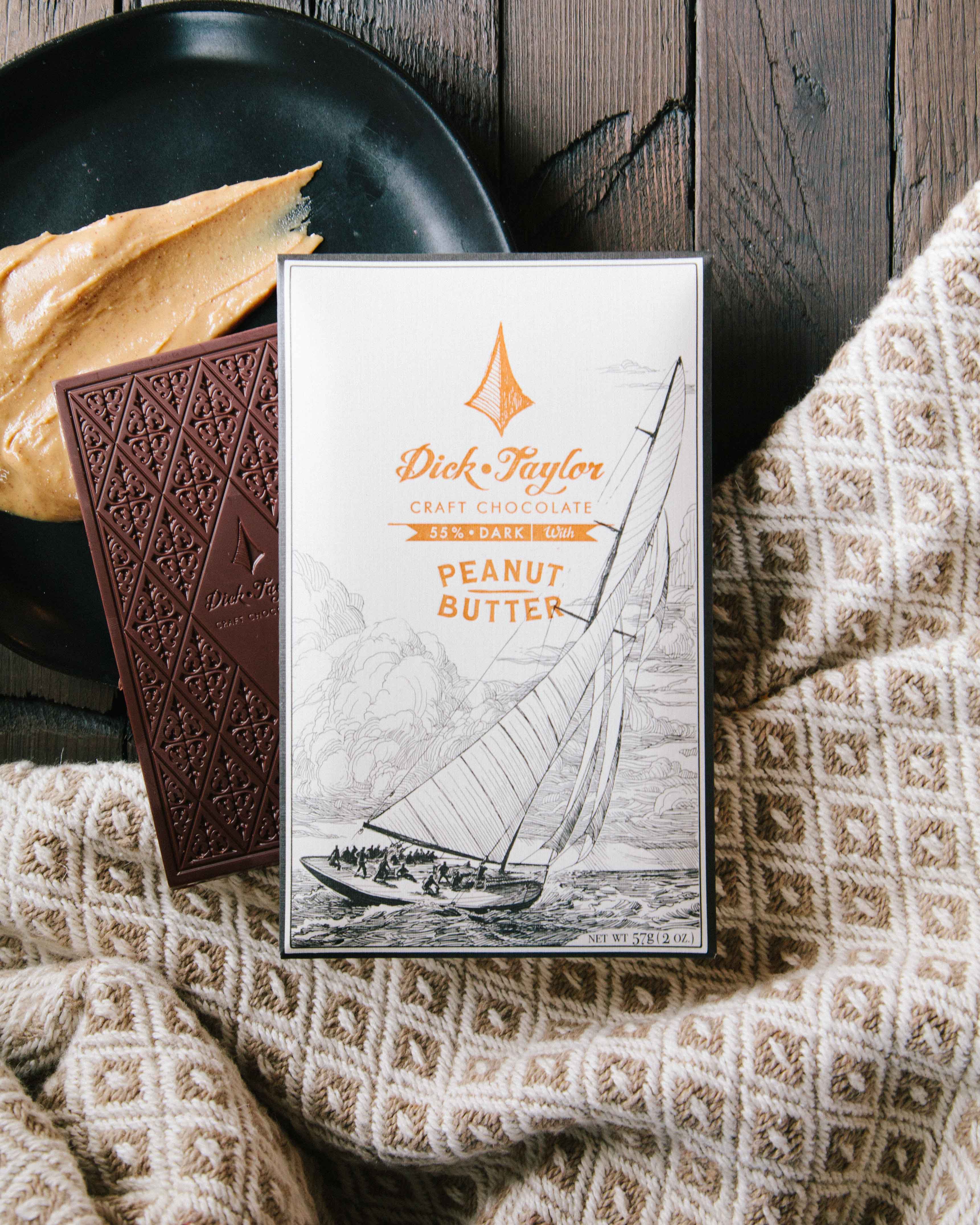 Peanut Butter 55% Dark Chocolate Bar