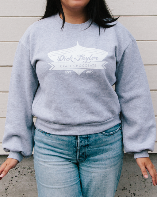 Vintage Grey Boat Logo Sweatshirt