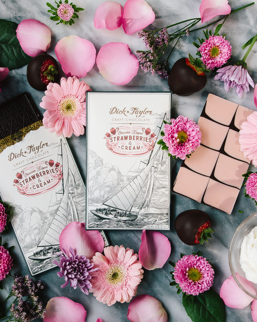 Chocolate Dipped Strawberries & Cream