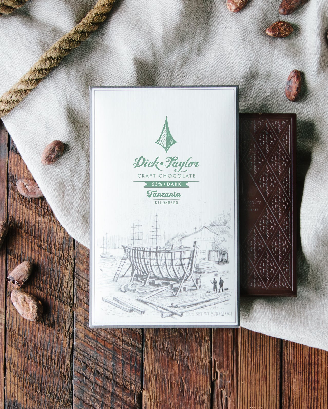 65% Tanzania, Kilombero – Dick Taylor Craft Chocolate