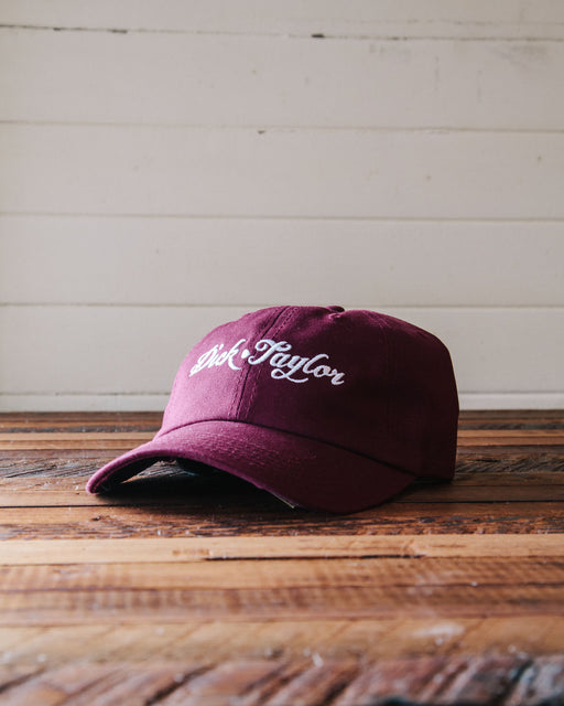 Maroon Cotton Dad Hat