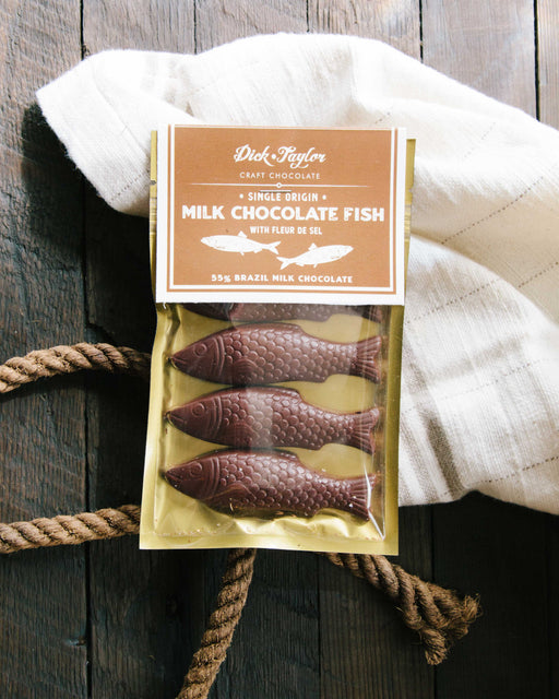 Milk Chocolate Fish includes 4 confections